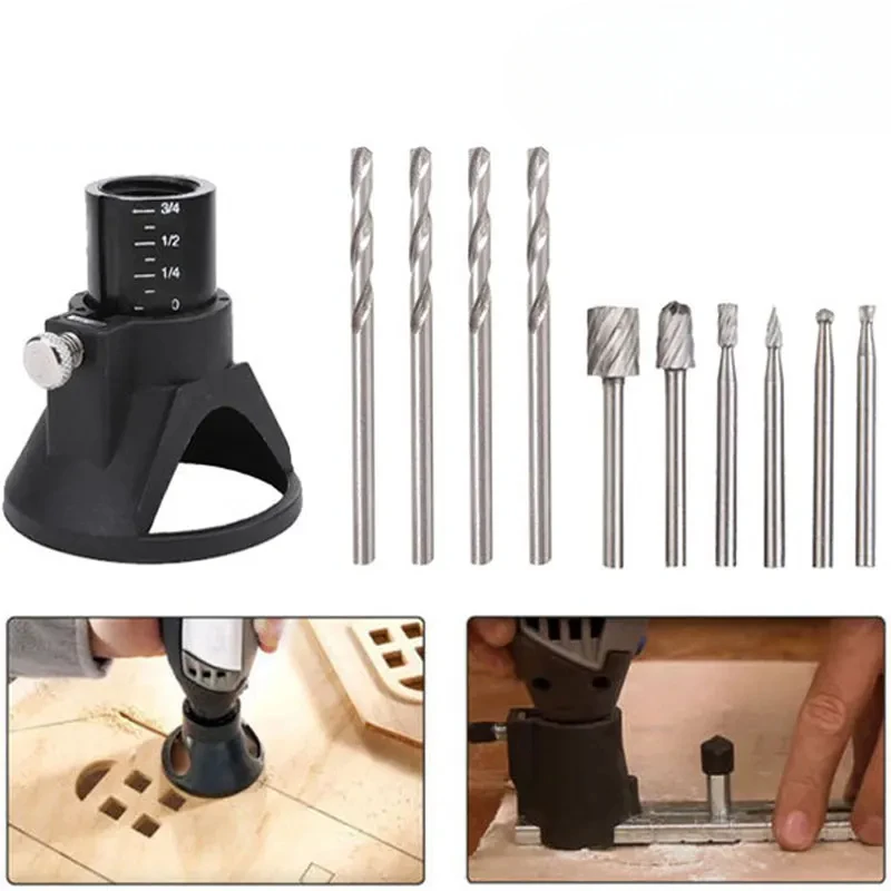 11 Teile/satz Kleine Elektrische Grinder Zubehör Horn Abdeckung Locator/fixer Elektrische Fräser Locator Limiter