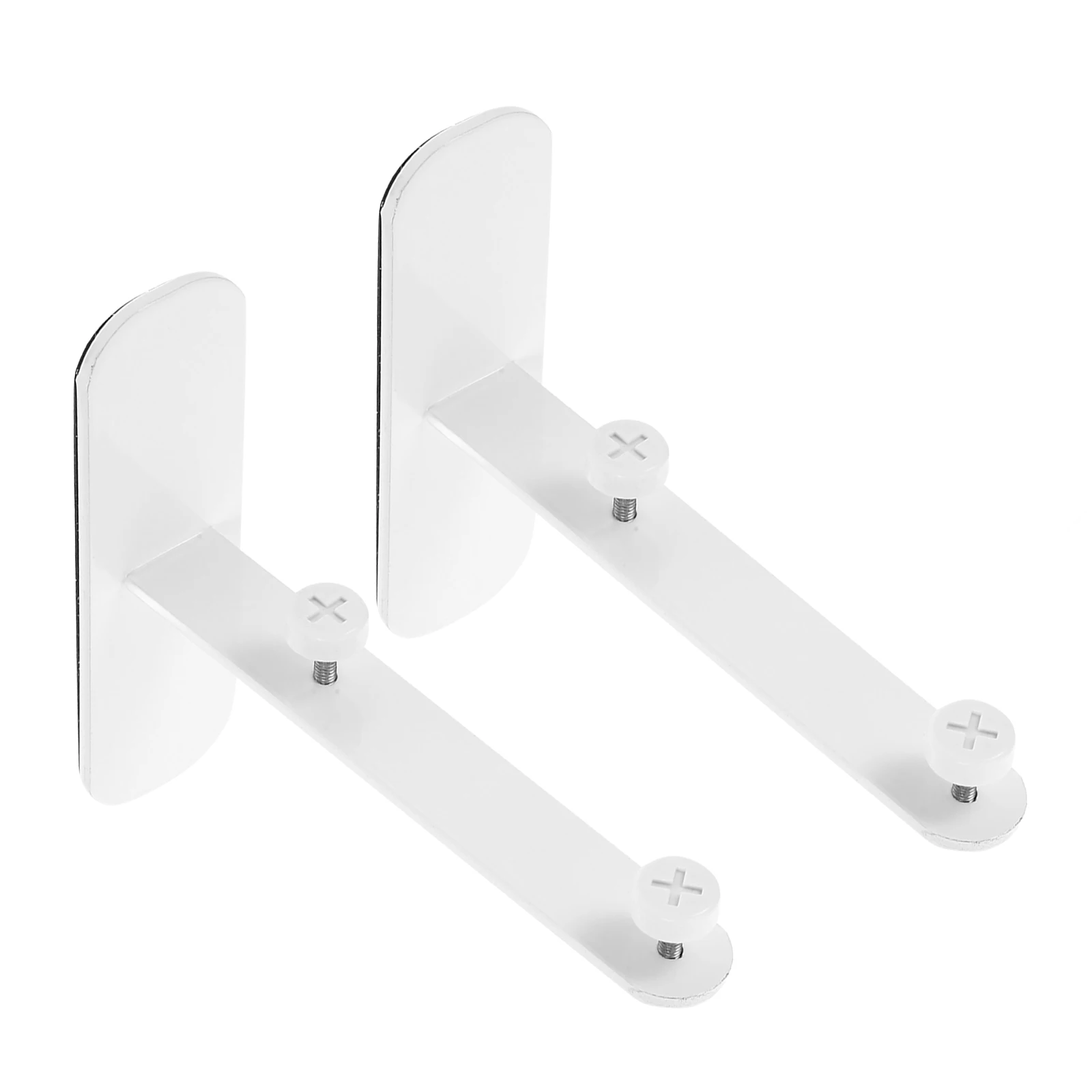

2 Pcs Desktop Stand Peg Board Holders Pegboard Panel Support Storage Accessories White Connector