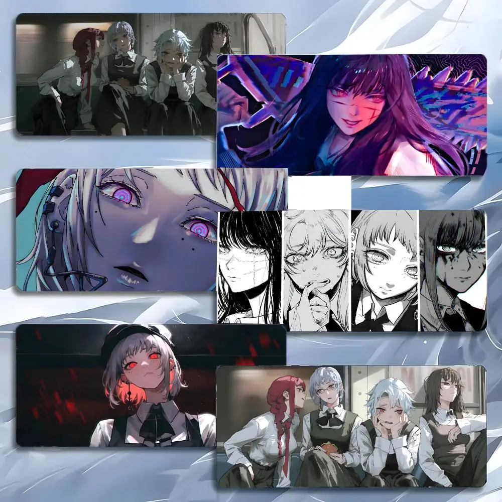 anime devil C-Chainsaw Man Death Devil Mouse Pad Mousepad Large Gaming LockEdge Thickened PC Table Desk Mat