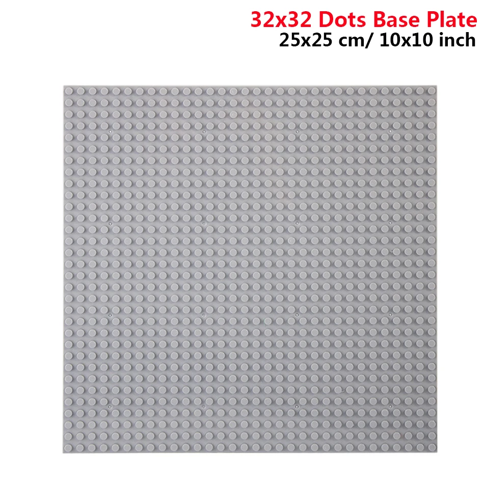 32x32 32x16 Dots Classic Building Blocks Base Plate MOC DIY Small Size Bricks Baseplate Parts for City Figures Children Toys