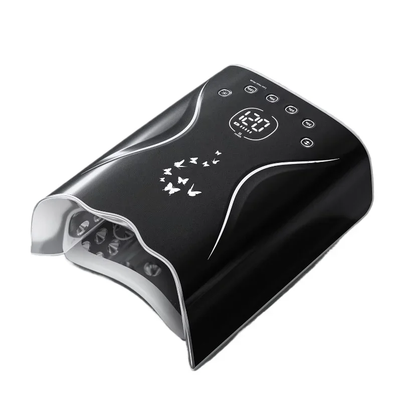 Color Logo Nail Equipment Rechargeable Nail Dryer 45 Beads 115w Professional UV LED Nail Light