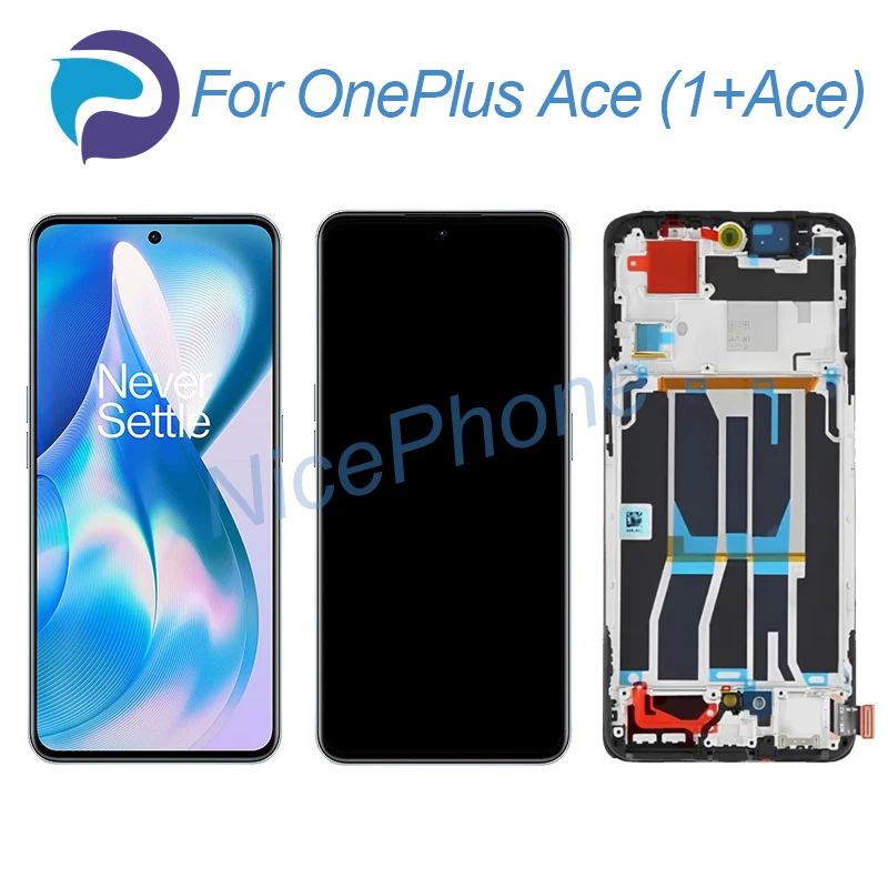 for ONEPLUS Ace LCD Screen + Touch Digitizer Display 2400*1080 PGKM10 1+Ace LCD Screen Display