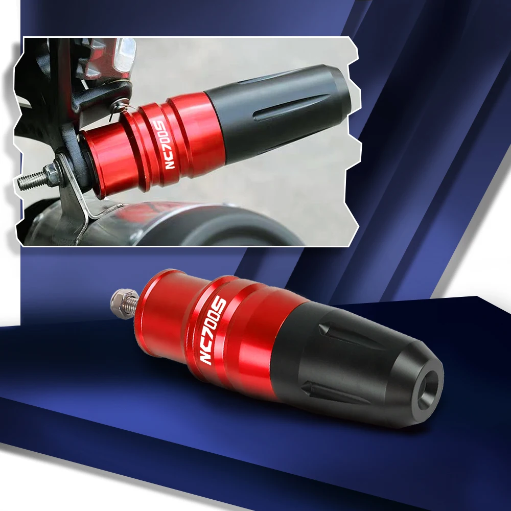

For honda NC700S/X NC700 S/X NC 700 S X 2012 2013 LOGO Motorcycle CNC Frame Crash Pad Exhaust Slider Crash Protector One Piece