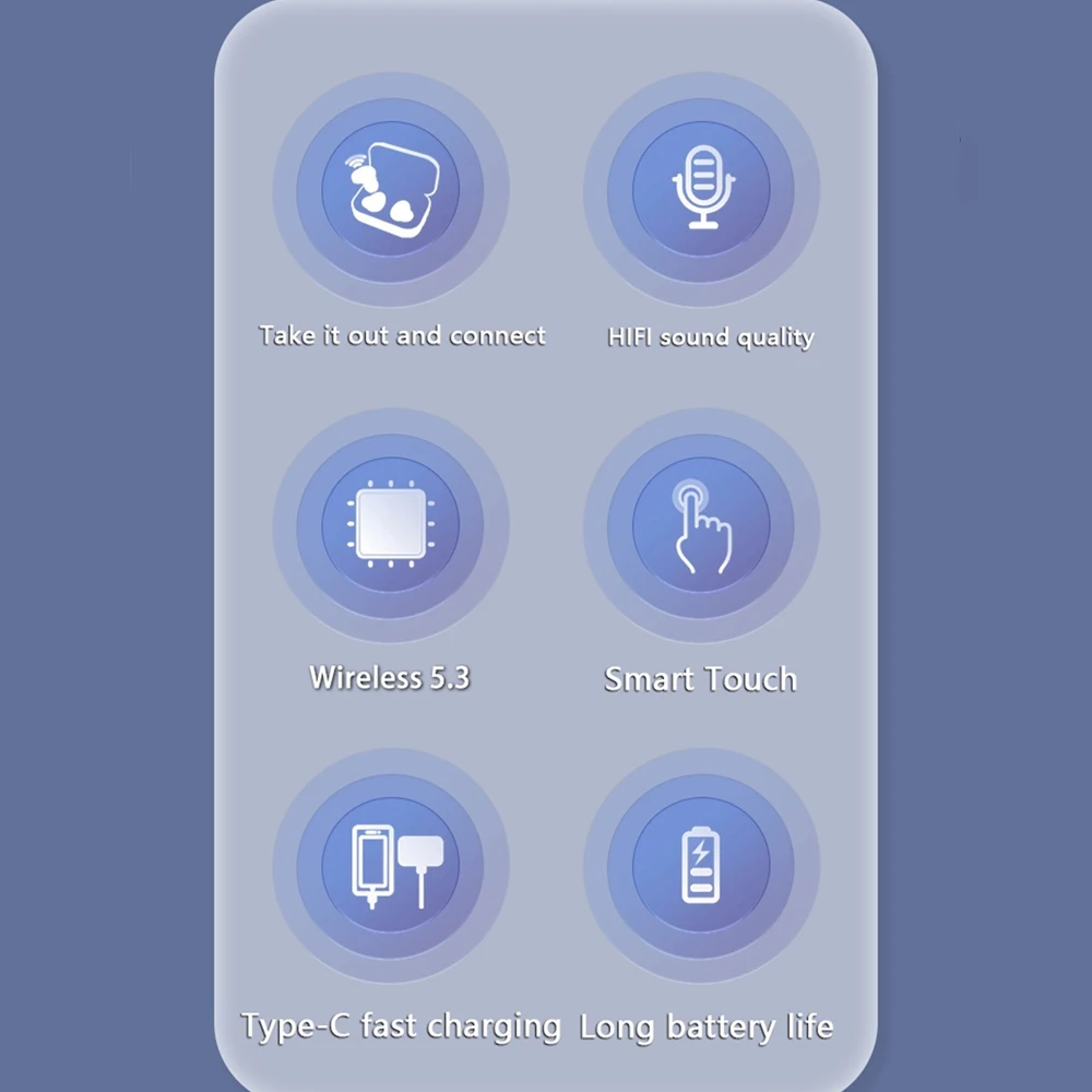 Mini pequeno e leve fone de ouvido sono display led energia mini sem fio 5.3 fone música hd chamada hlfl qualidade som masculino senhora