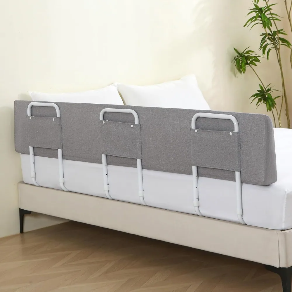 

Bed Guard Rail for Toddlers, 74.8inch Foam Padded Side Rail for Queen King Twin Full Size Bed, Bedrail for Toddler, Kids Cosleep