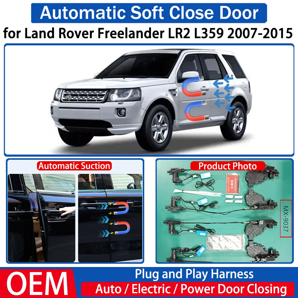 

for Land Rover Freelander LR2 L359 2007-2015 Car OEM Automatic Soft Close Door Electric Suction Kit Auto Power Closing System