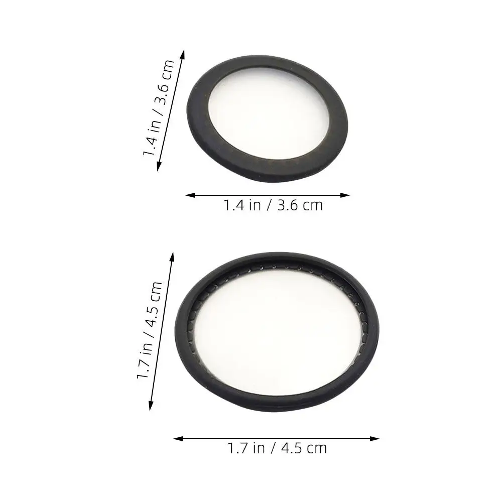 2Sets Stethoscope Spare Diaphragm Covers PVC Bell Replacement Stethoscope Accessories for Pediatric Adult Models view 3