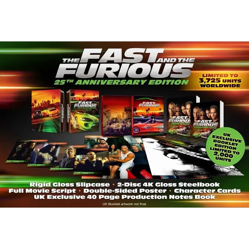 British Version 4K Iron Box Fast and Furious 1 September