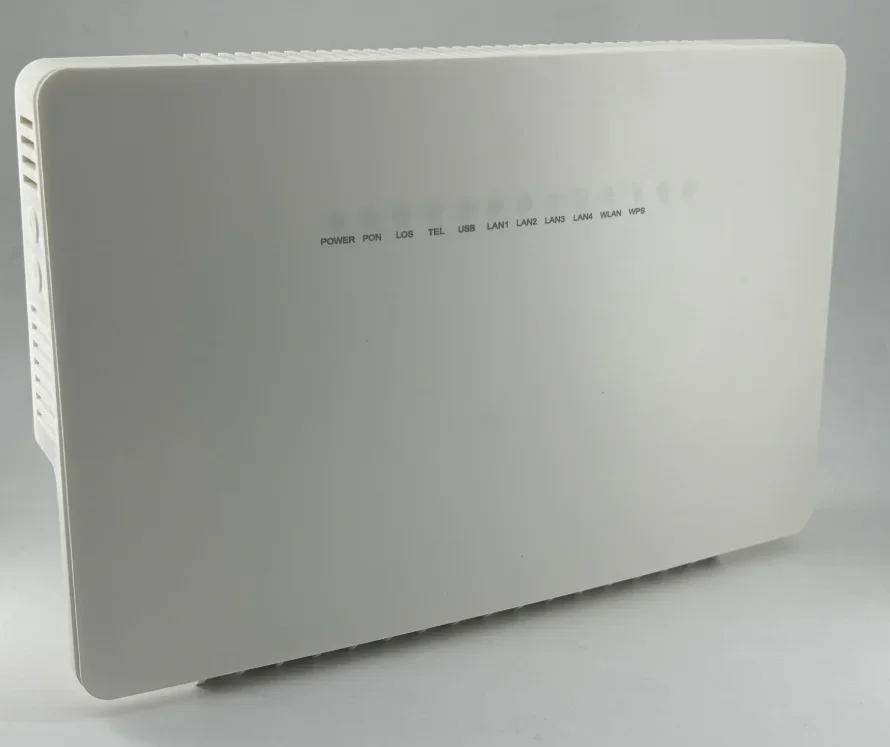 

HS8546V FTTH GPON ONU, б/у сетевой ONU с блоком питания 12В, тип разъема SC, TCP/IP, оптоволоконный PON, функции, модель, номер, сплиттер