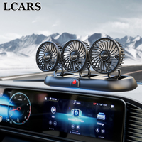 3-Head 5V USB Car Fan with 3 Adjustable Speeds Cooling Auto Cooler Air Ventilation System with Wind Regulation Car Accessories