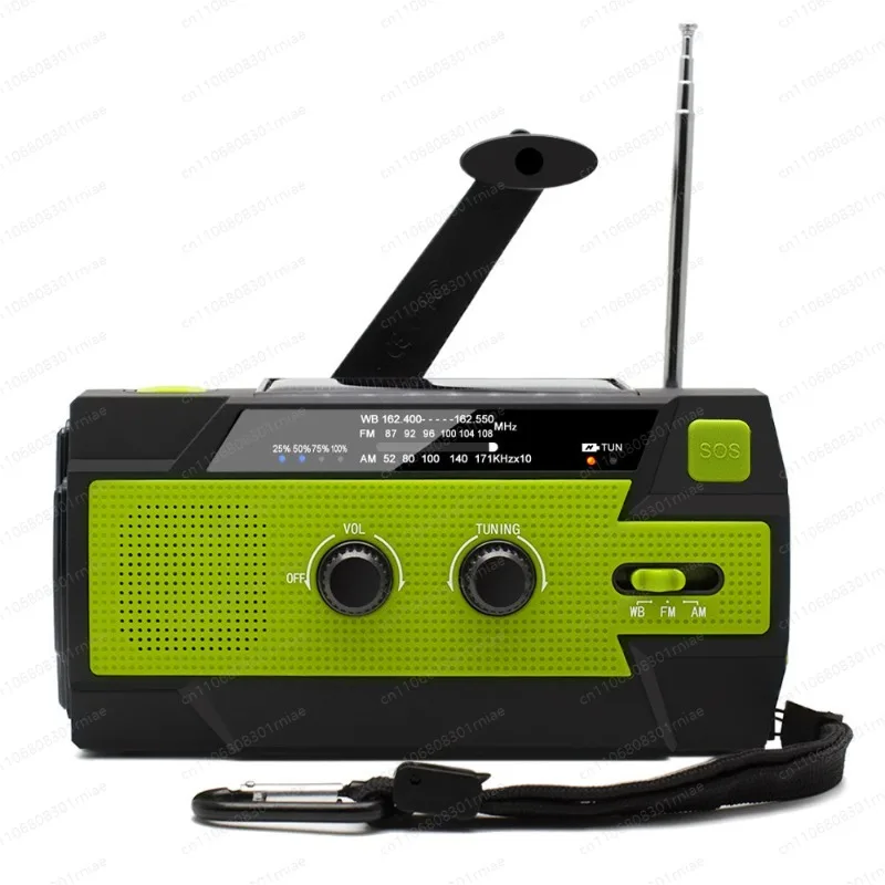 Solar & Hand Crank Emergency Radio – Portable  with Flashlight