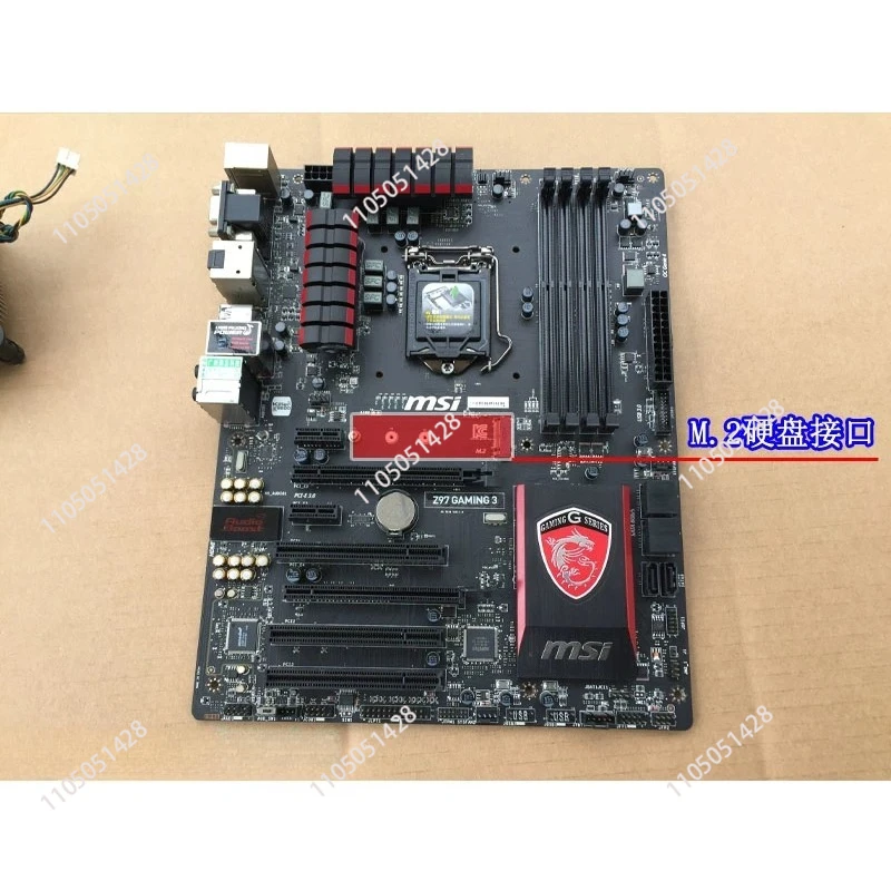 Used MSI Z97 GAMING 3 With Intel LGA 1150 DDR3 USB 3.0 ATX Motherboard