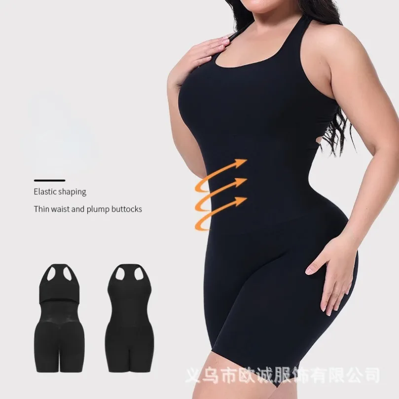 בגד גוף מלא סרפדים נשים קצוצות את התחת ירך ירך בטן שליטה פיסול חריזה אישה