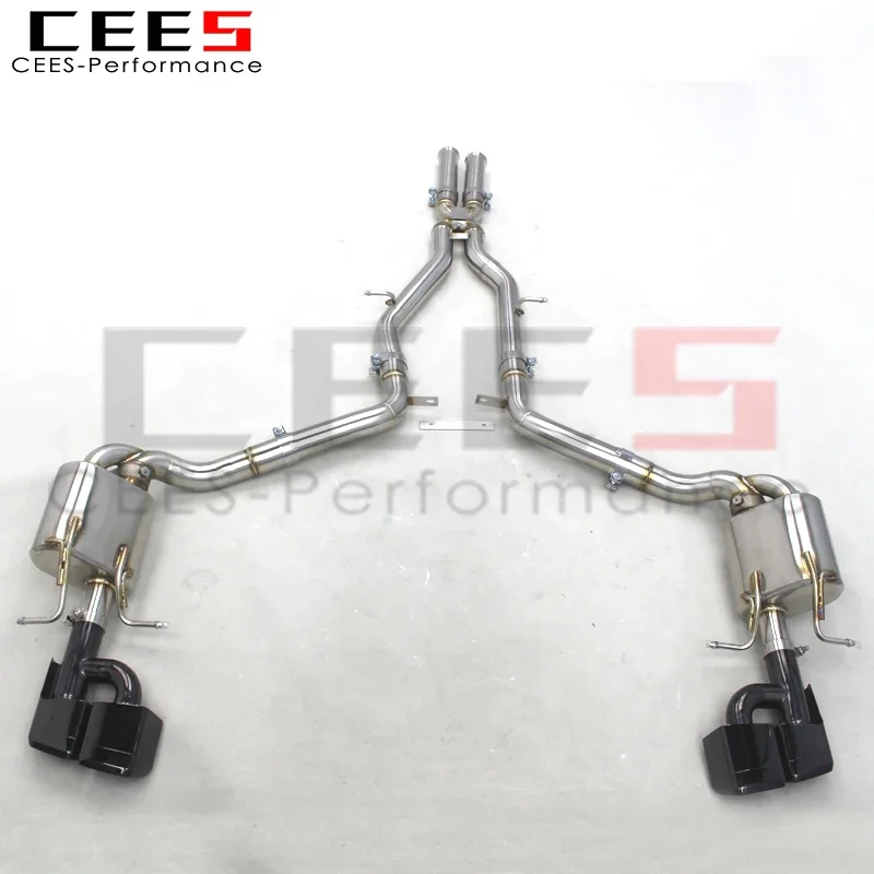 CEES Catback Exhaust Pipes for Mercedes-Benz CLS63 AMG 2007-2017 Performance Stainless Steel Car Escape Exhaust Muffler System