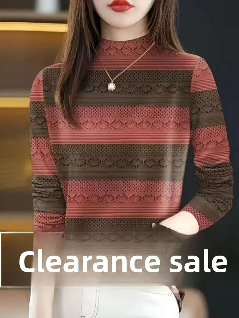 

Новая женская длинная футболка большого размера, весна 2026, с эффектом омоложения, скрывающая живот, высококачественная, для повседневной носки, этнический стиль, универсальная...