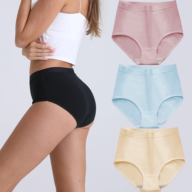 12Pcs Cotton Panties  Women Plus Size comfortable Underwear High Waist Abdominal Briefs Female Girl Postpartum Recovery lingerie