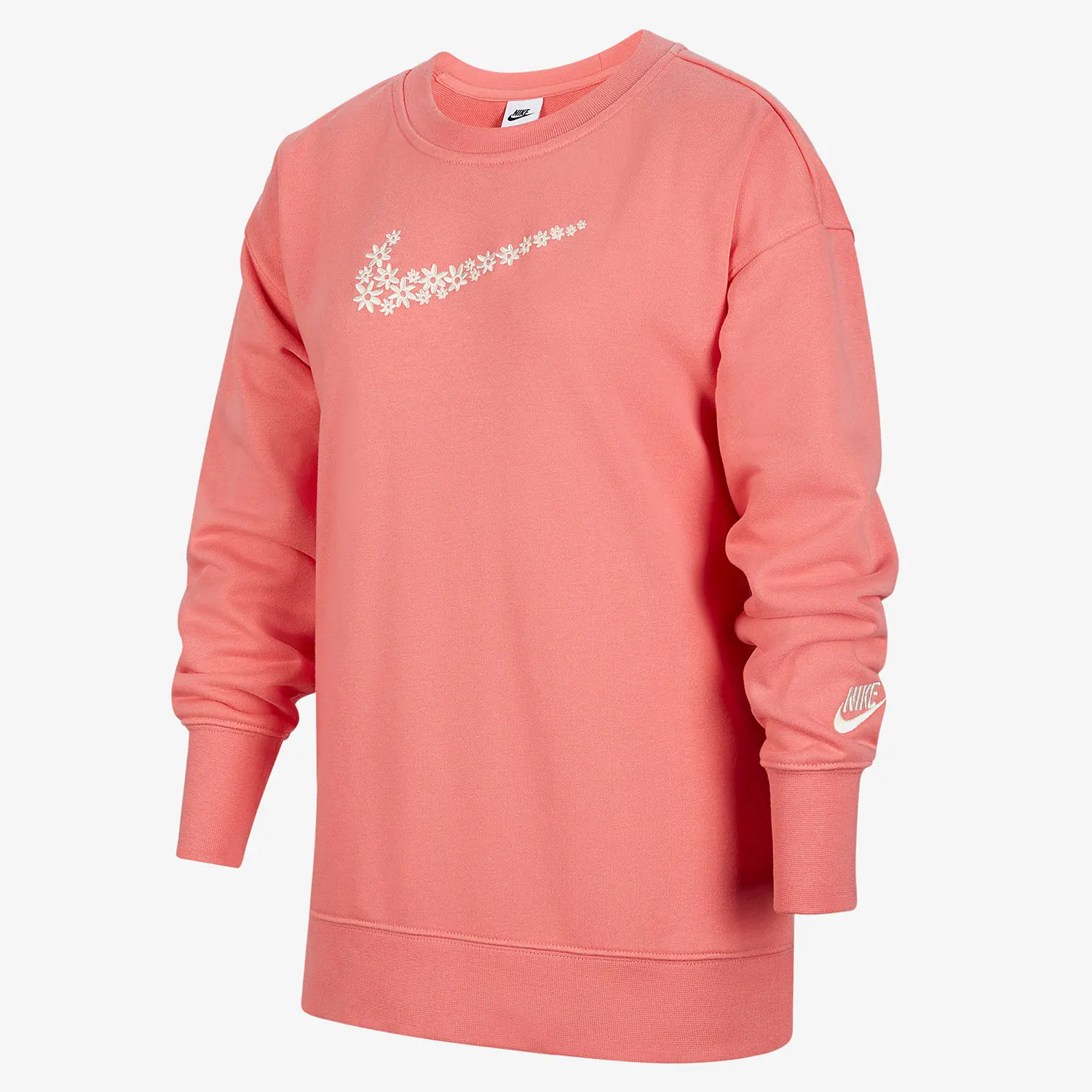 

Детская трикотажная дышащая толстовка Nike Authentic с круглым вырезом, без капюшона, для повседневного спорта и отдыха DM8210-603