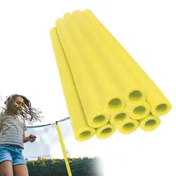 Trampoline Tube Foam Cover UV Resistant Foam Poles Cover For Trampoline Indoor Outdoor Trampoline Protectors For Park Amusement