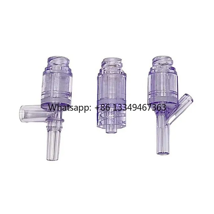 Alcohol Lipid Compatibility Ozone Medical Polymer Connector Straight Y Shape High Pressure Negative Pressure