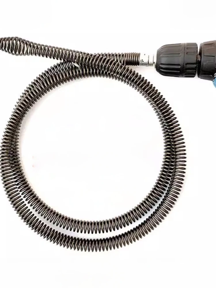 Bild 4: Elektrische Bohrmaschine, Kanalisation, Baggerarbeiten, Federreiniger, 1/3/5 m, Abflussrohr, Bagger mit Anschluss, Heim-Sanitär-Reinigungswerkzeug