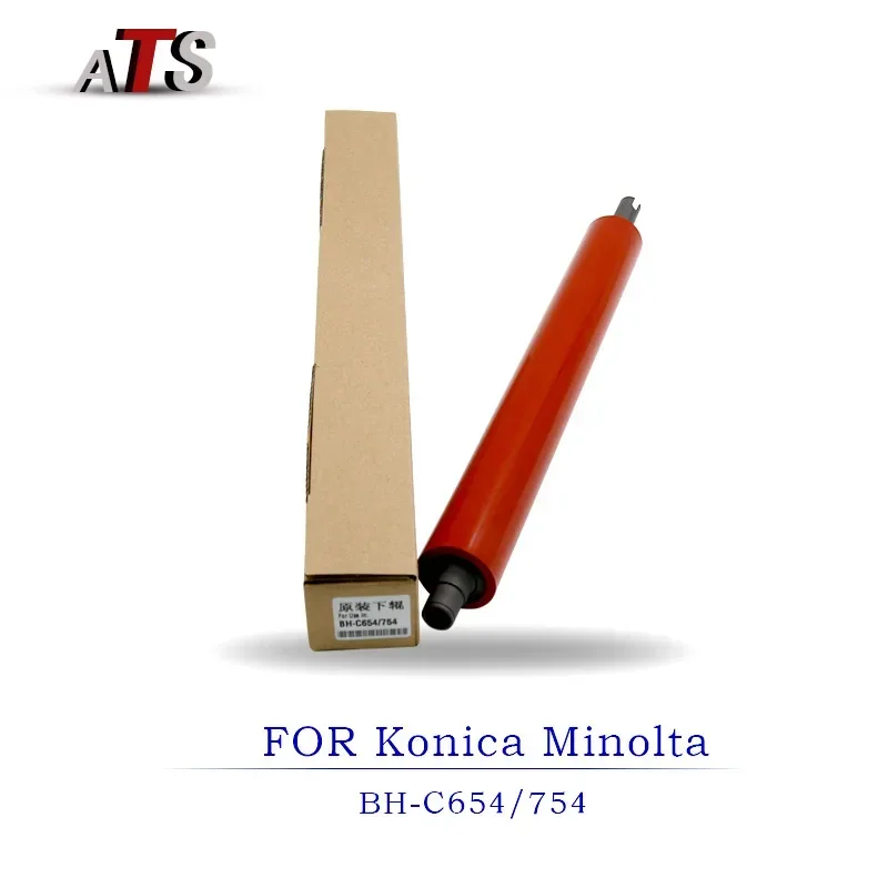 1pcs C654 Lower Fuser Roller for Konica Minolta Bizhub C654 C754 C654e C754e Pressure Roller Copier Parts