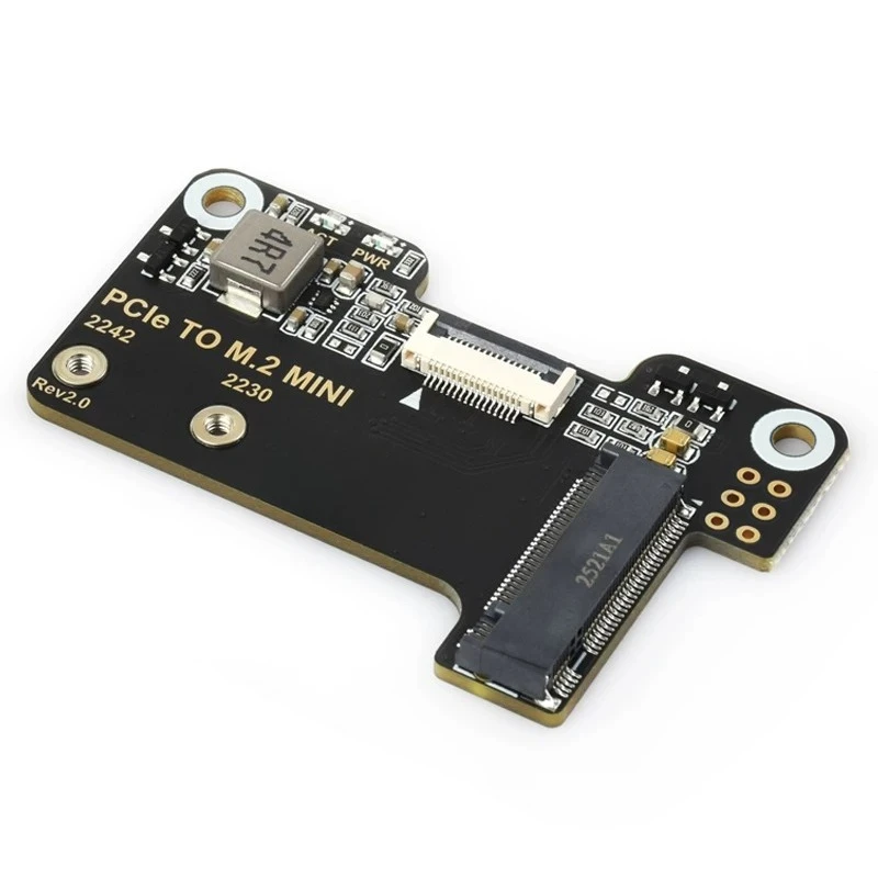 Raspberry Pi 5 PCIe TO M.2 MINI SSD 2230/2242 supports Gen2 and Gen3