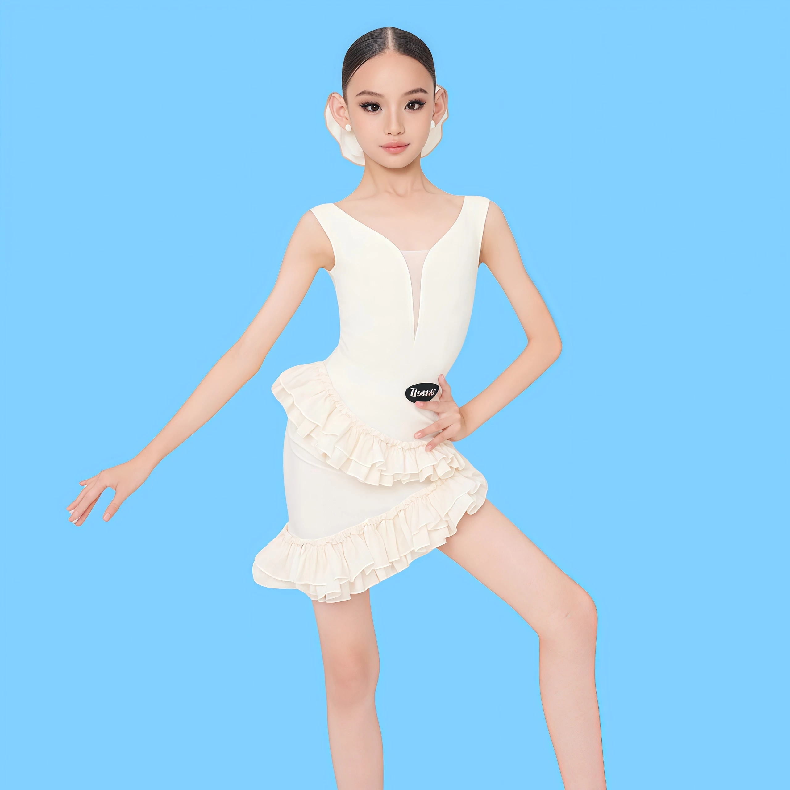 Nuevos Trajes Profesionales de Baile Latino, Trajes de Samba, Trajes de Baile de Salón, Trajes de Baile Lombard, Elegantes Trajes de Escenario para Niñas