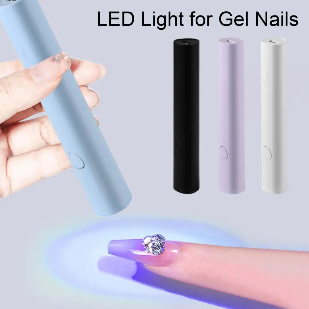 Uv Nail Glue Dryer Nail Dry Lamp Professional Portable Gel Uv Nail Dryer Fast Curing Led Lamp with Soft Folding Stand for Quick