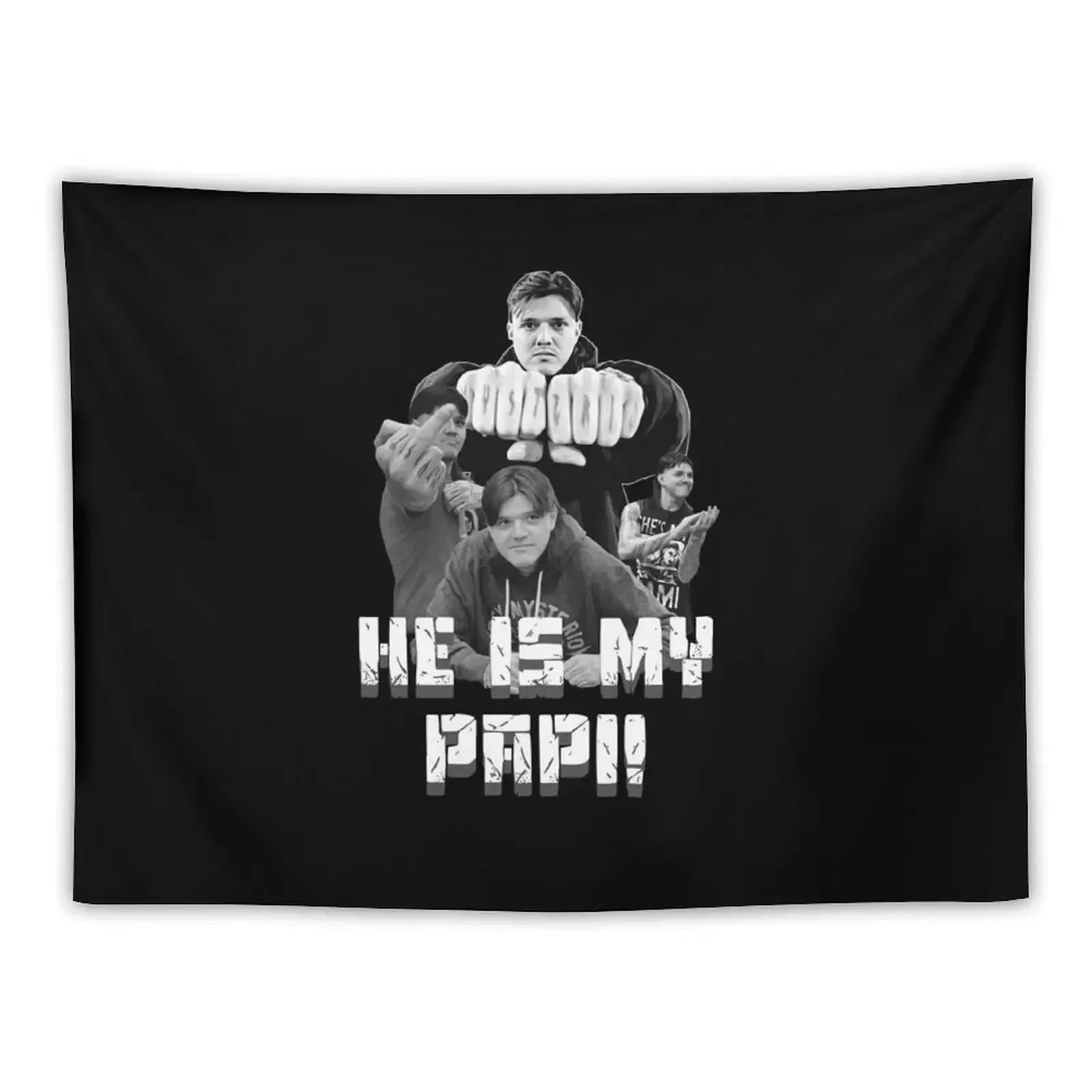 He is my Papi! - Dominik Mysterio Tapestry Room Decor Wall Decor Bedrooms Decor Wall Carpet Tapestry