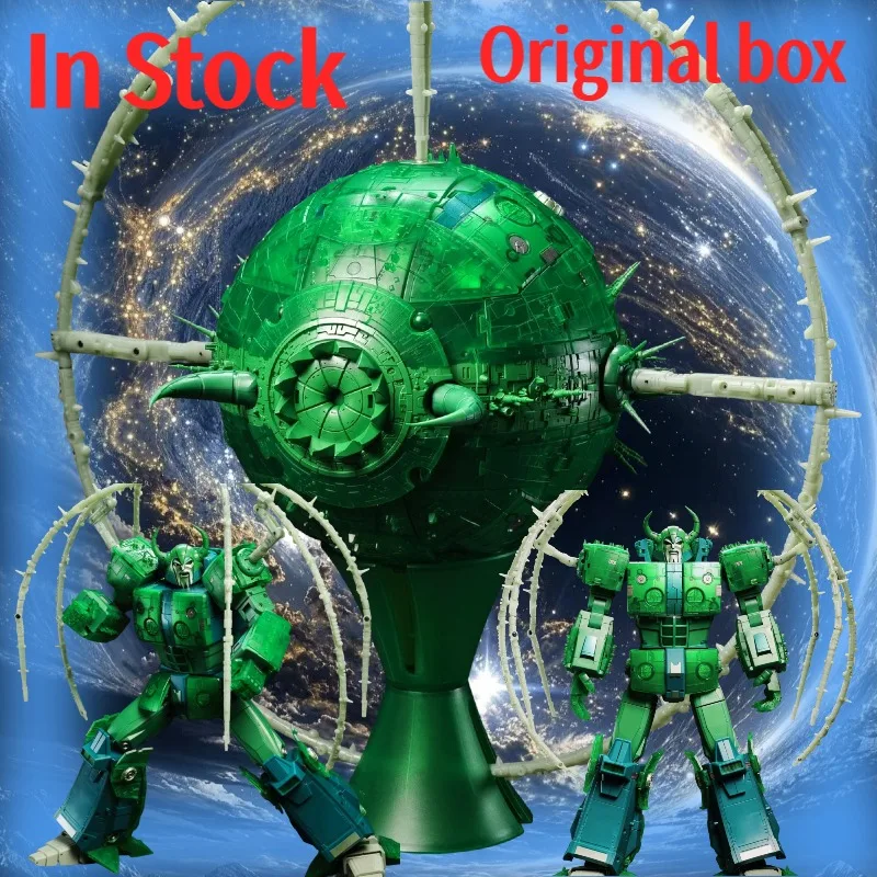 

In Stock Low Shipping Cost Transformation Toy 01 Studio Unicron Cell Green Luminous Limited Edition Action Figure Planet Unicron