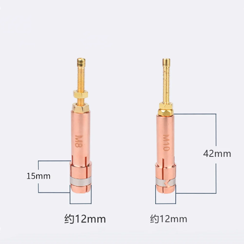 Apenas 1 pçs m3 m4 m5 m6 m8 m10 pinça mandril para descarga do capacitor cd parafuso prisioneiro arma de solda tocha de solda parafuso prisioneiro