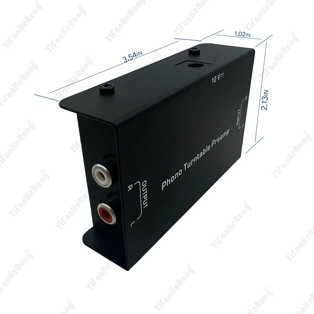 Phonograph Preamplifier PP900Ultra-Compact Phono Preamp Volume Pre-Amp Turntable Preamplificador with EU US Plug