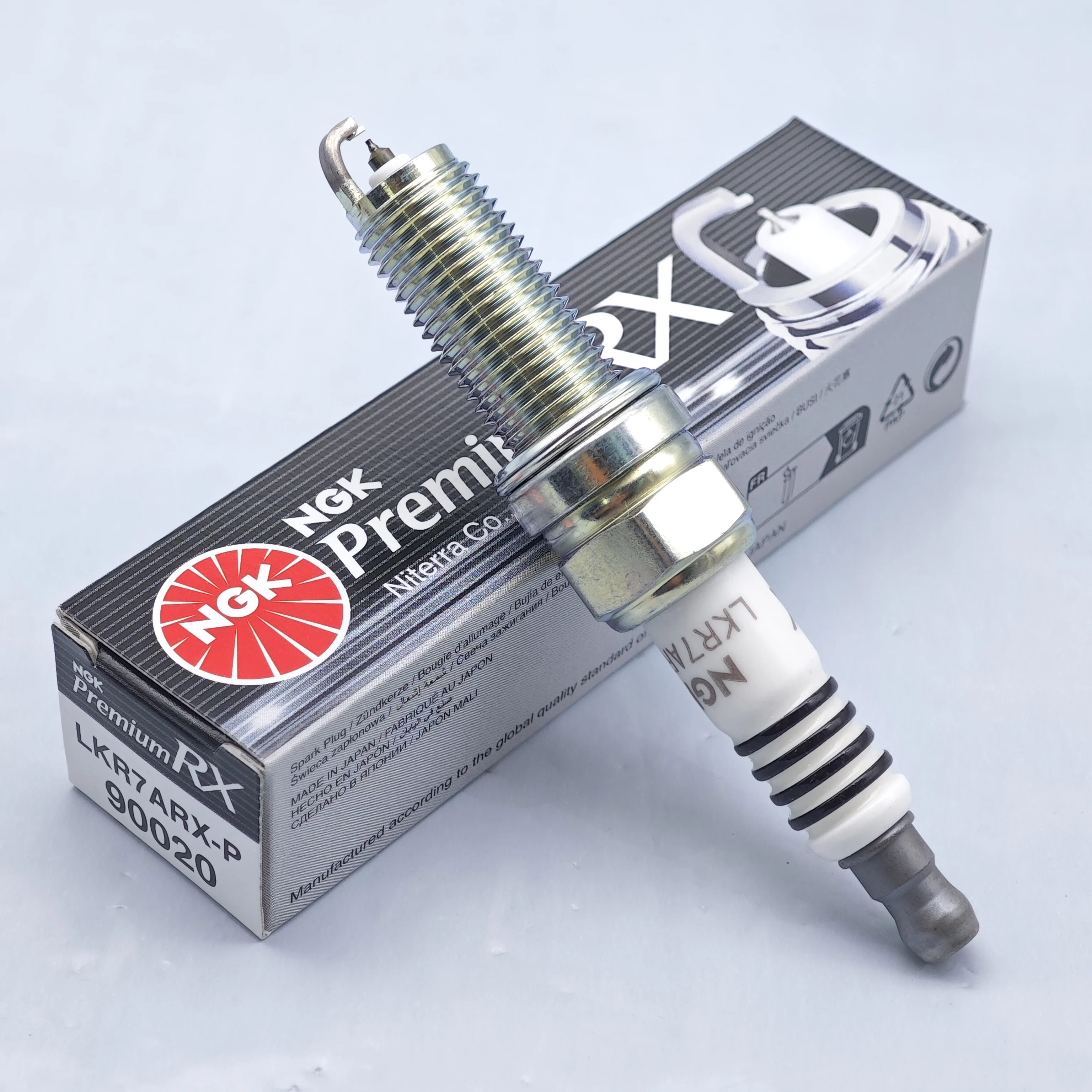 1pcs Original NGK Ruthenium RX High Ignitability Spark Plug LKR7ARX-P 90020