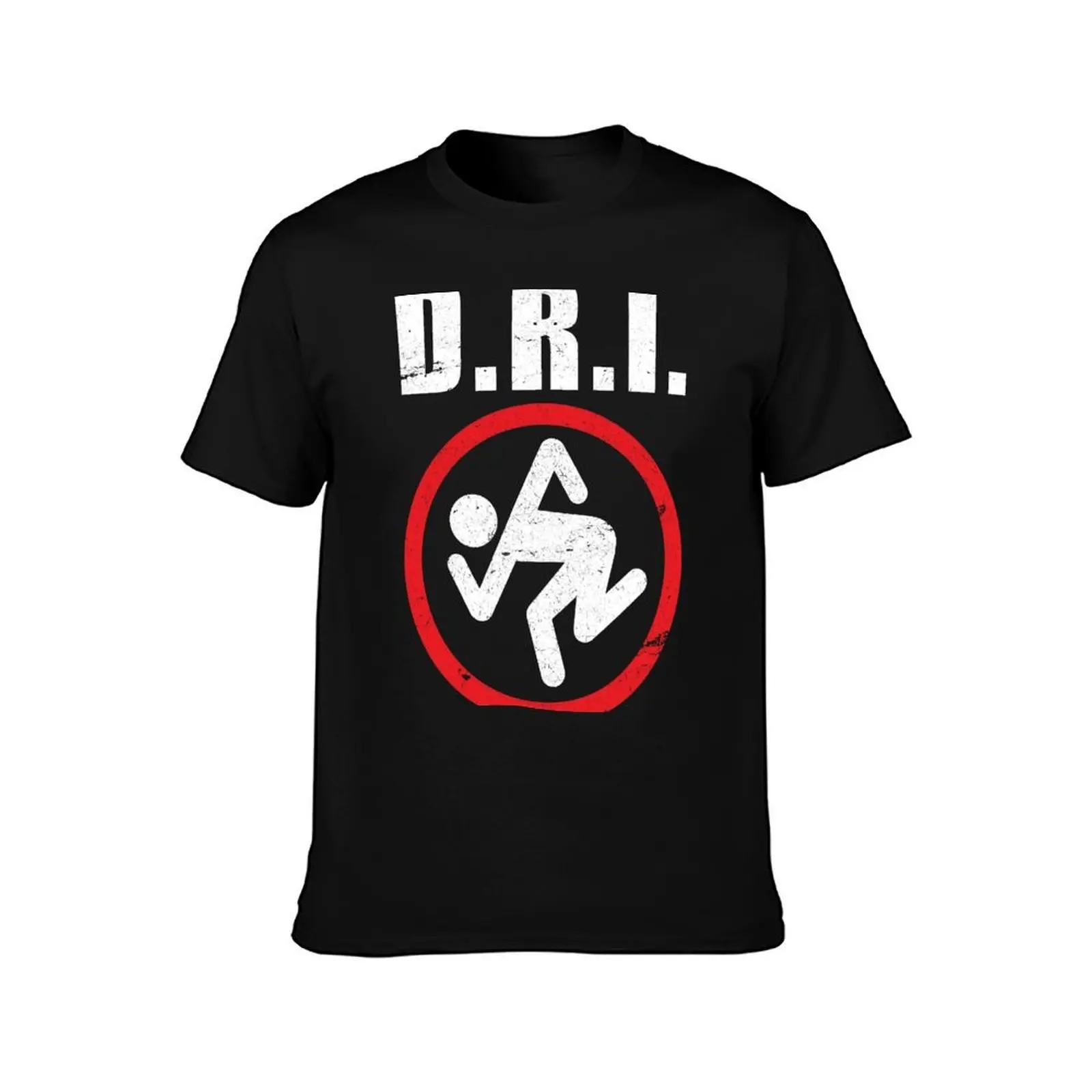 DUK FAT - D.R.I. (Distressed) T-Shirt rapper graphic tees korean fashion t shirts for men cotton
