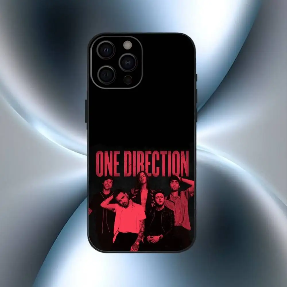 One D-Direction-ES Band  Phone Case For iPhone 16,15,14,13,12,17,Pro Max,Plus Silicone Black Case - view 2