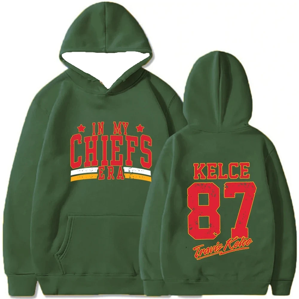 بلوفر My Chiefs Vintage Ag بلوفر بأكمام طويلة مع قلنسوة ملابس الشارع الشهير للخريف/الشتاء بأكمام طويلة للجنسين Harajuku #3