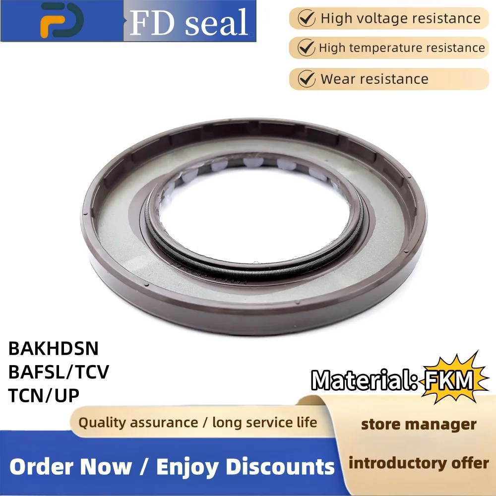 Pressure Oil Seal 42*72*6.5mm BAFSL FKM F1-025-M Hydraulic Pump Seal Engineering Machinery Parts Gasket ISO 9001 2008