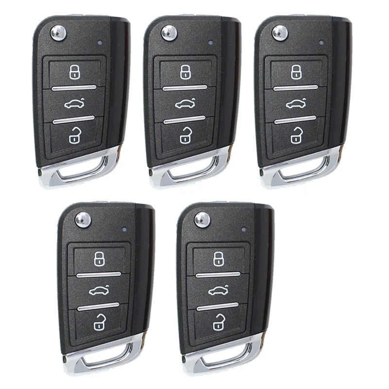 5Pcs/Lot KEYDIY NB15 Universal 3 Button KD Remote Control Car Key for KD900/KD-X2 KD MINI/ KD-MAX for VW MQB Style