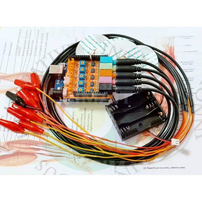 5-Channel EMG Muscle Sensor Module | Open Source Development Board for Arduino