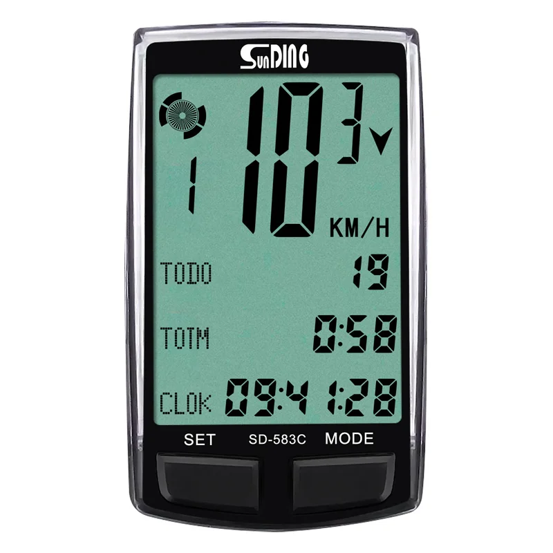 

Sunding Bike Computer Wireless Bicycle Speedometer Odometer Outdoor Indoor Exercise