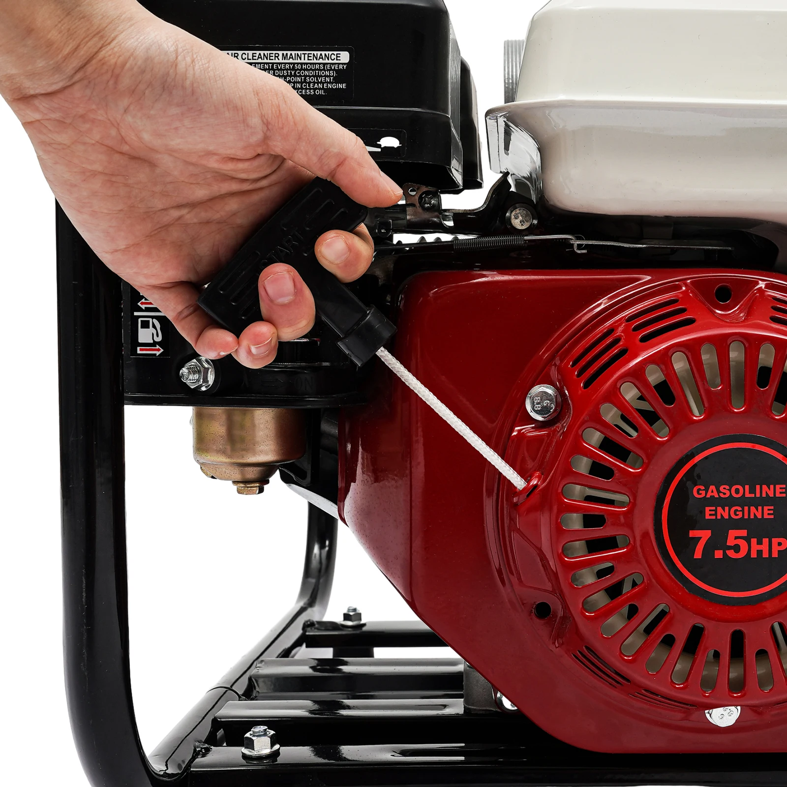 4ストロークガソリンエンジンウォーターポンプ 7.5馬力 ガソリン駆動 水移送ポンプ 210cc 水移送ポンプ