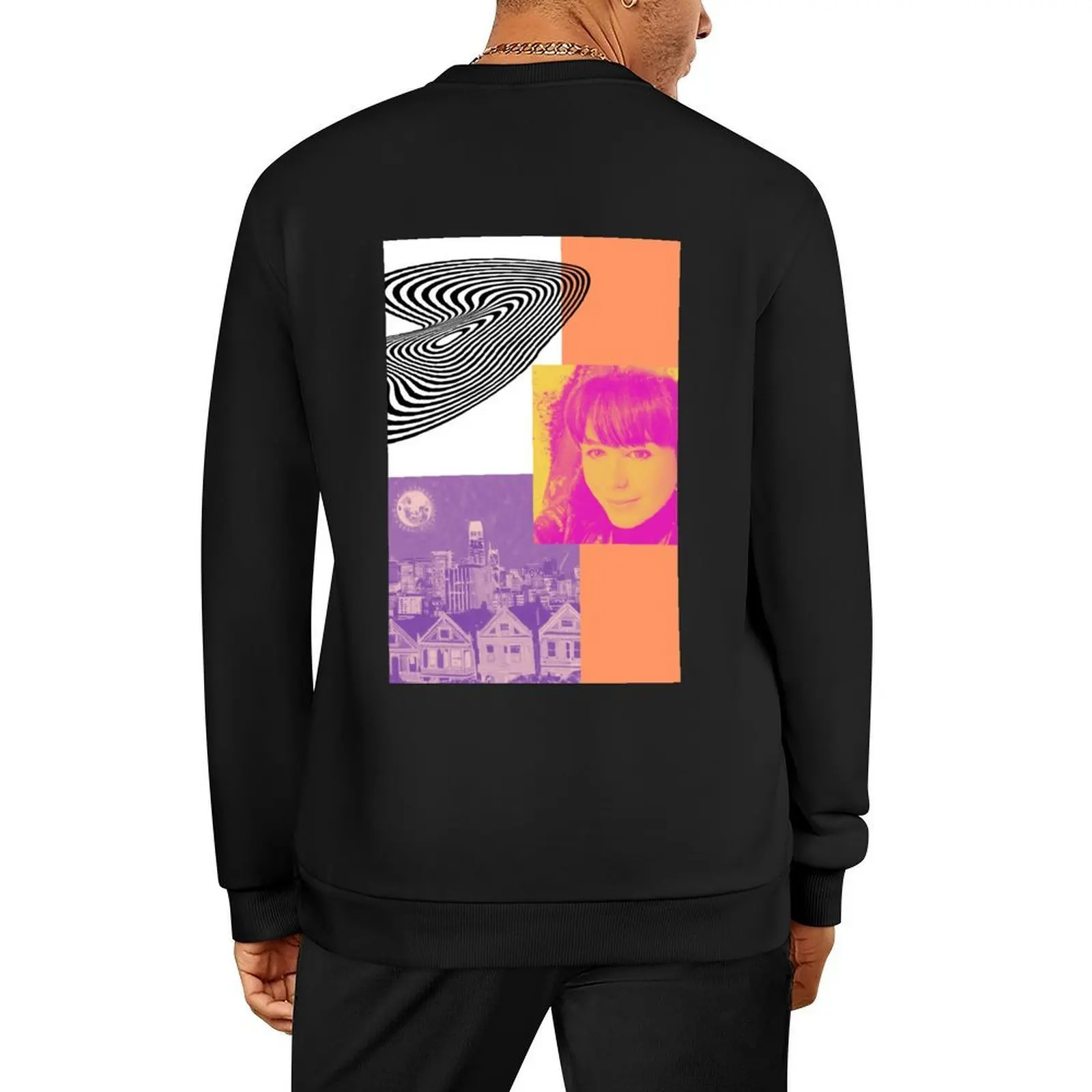 

Heidi Noriko Portrait in San Francisco Pullover men's sweat-shirt men clothes anime clothing men sweatshirt