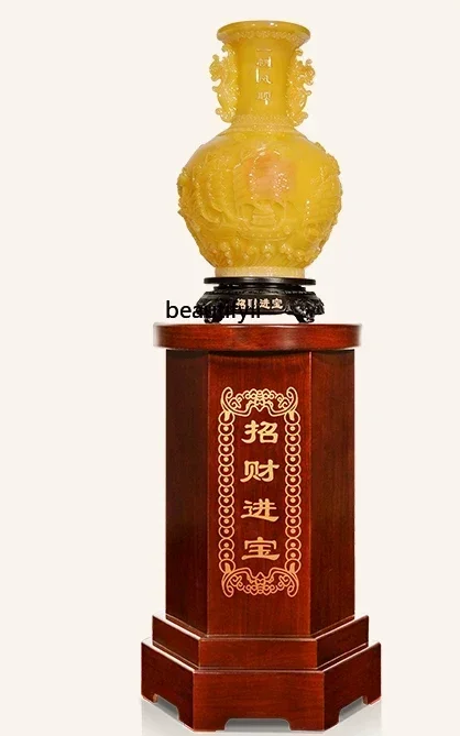 

Vase ornament company opening gift office lucky housewarming gift hotel lobby entrance floor decoration