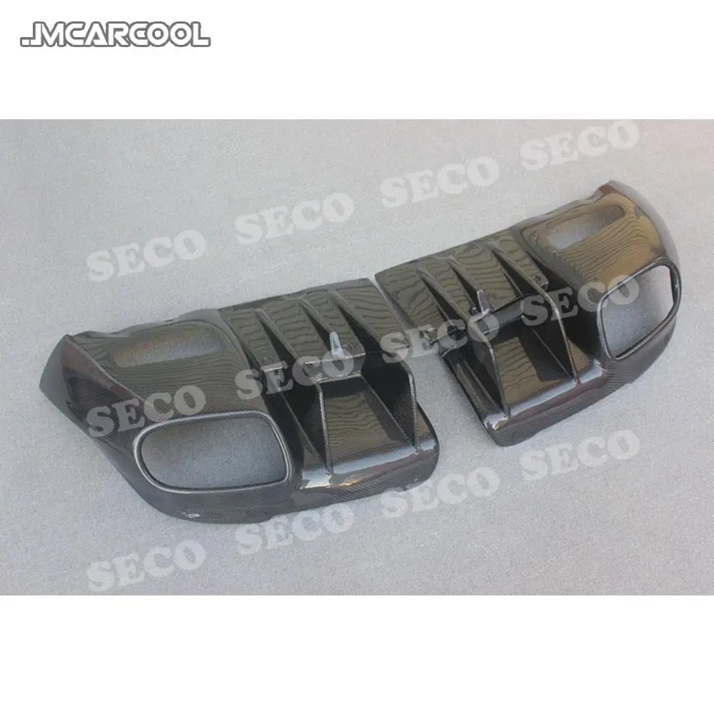 

JMCARCOOL чехол-диффузор заднего бампера из углеродного волокна для Ferrari F12 Berlinetta 2013 2014 2015 2016, защита бампера, Стайлинг автомобиля