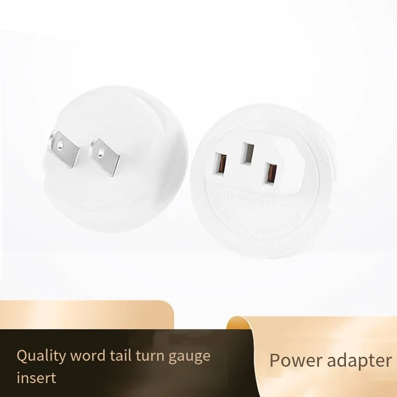 High-Quality Power Plug Adapter 1PCS IEC USA US 2 Prong Right Angle AC Power Plug Adapter IEC Figure Receptacle USA 2 Pin Male