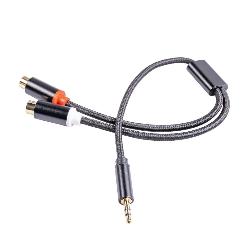 

0.3 Meter 3.5mm Male To 2 RCA Female Cable 3.5mm To RCA AUX Auxiliary Y Cable Stereo Audio Cable Y Adapter for MP3 TV DVD Player