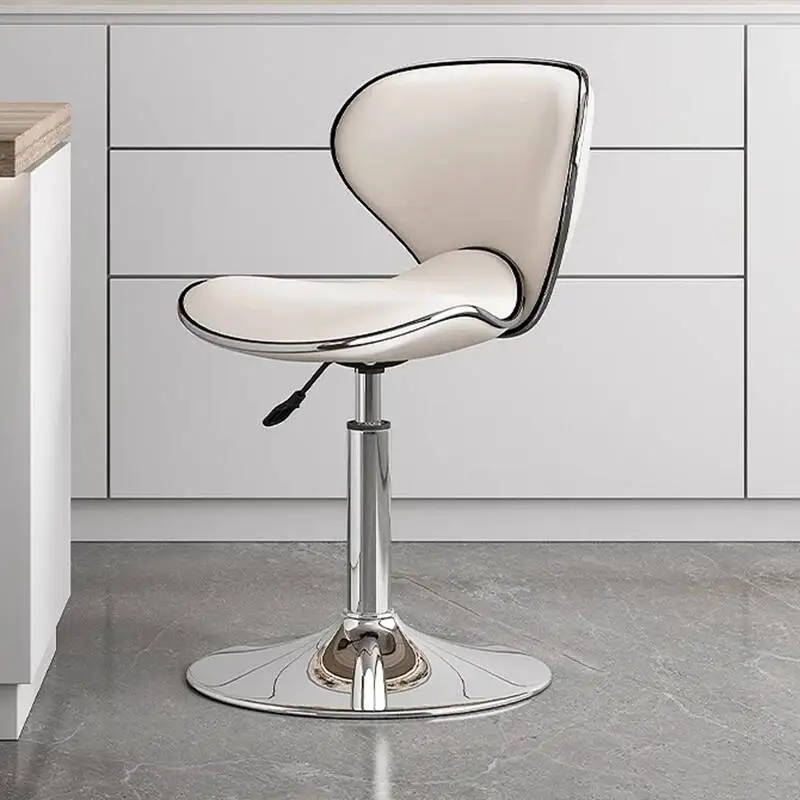 Long Professional Barber Barstools Ergonomic Aesthetic Hairdressing Aluminum Barstools Computer Minimalist Chaise Bar Furniture