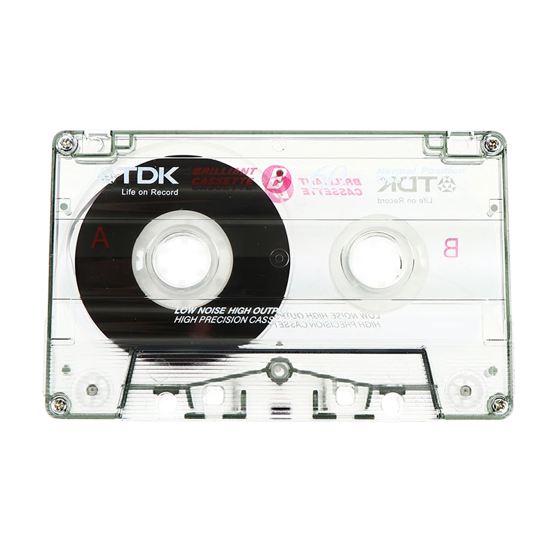 1Pcs Standard Cassette Blank Tape Player Empty 60 Minutes Magnetic Audio Tape Recording For Speech Music Recording