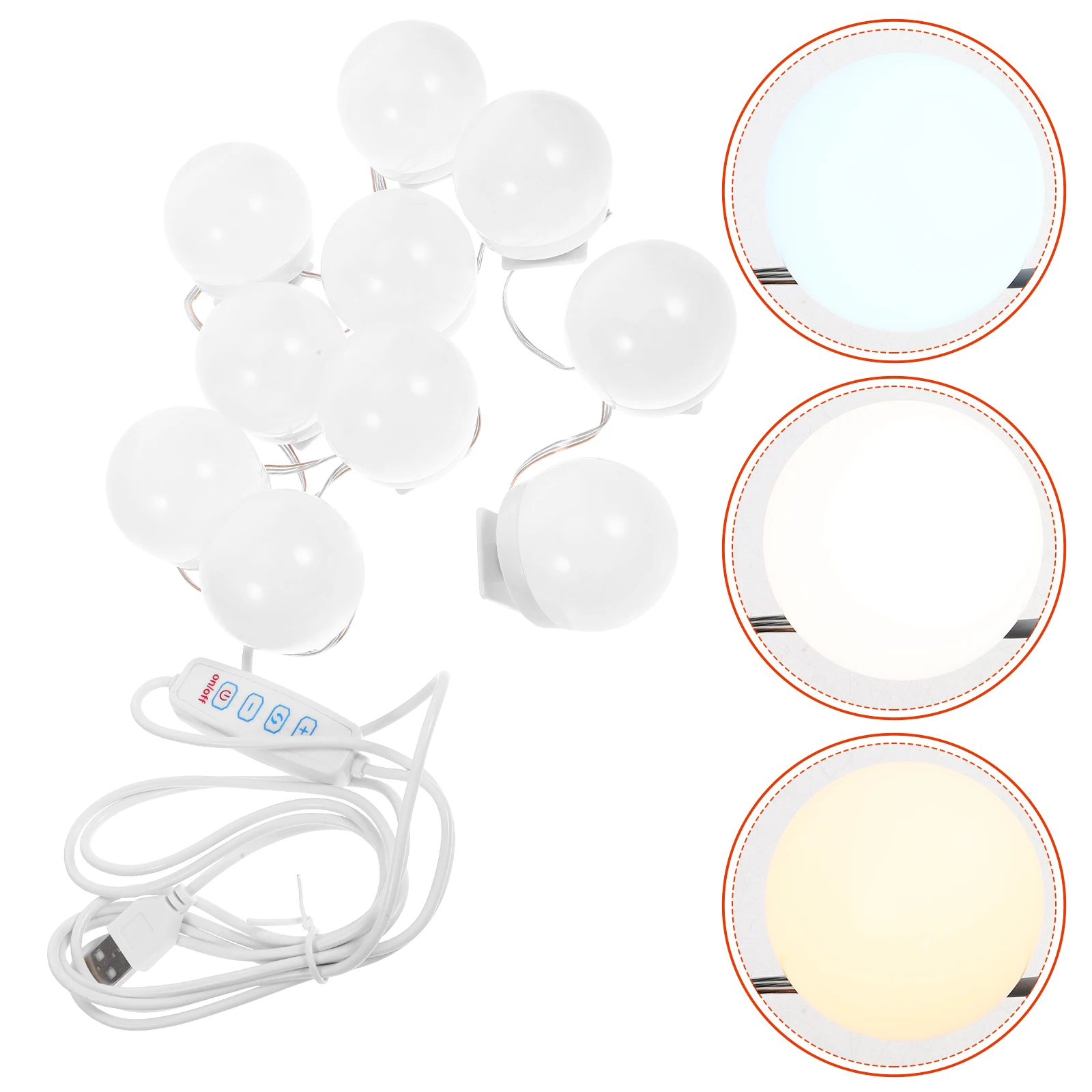 

10pcs Vanity Mirror Light LED Bathroom Makeup Desk Replacement Bulb Bright Saving Practical Durability