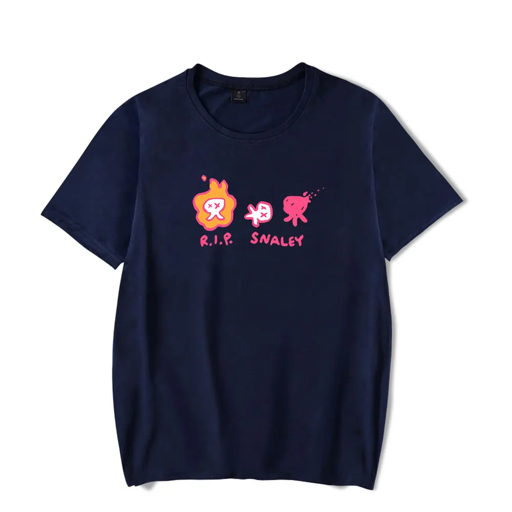 

Футболка Omori RIP Snaley с логотипом Merch для мужчин и женщин, забавная женская футболка с коротким рукавом, топы в стиле Харадзюку унисекс